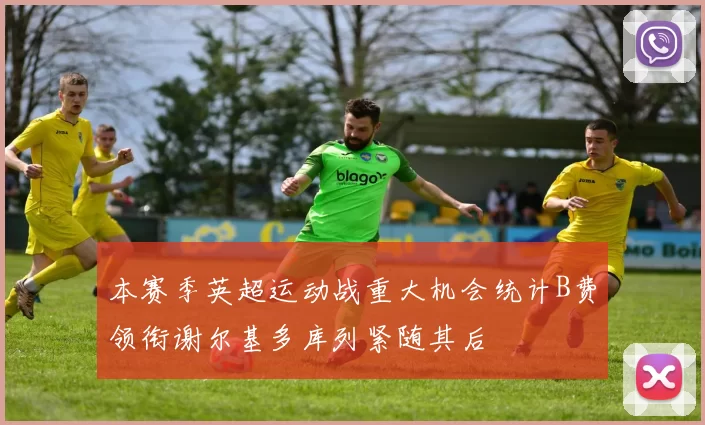 本赛季英超运动战重大机会统计B费领衔谢尔基多库列紧随其后